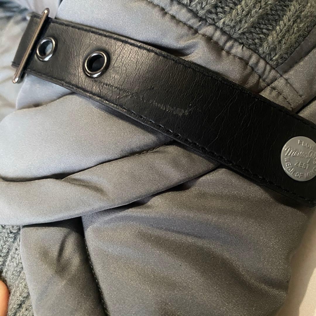 00s モッズコート リアルファー 光沢 平成 ギャル y2k グランジ