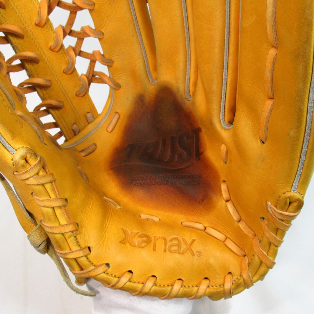 ザナックス トラストプロ 硬式用グラブ 外野手用 グローブ イエロー