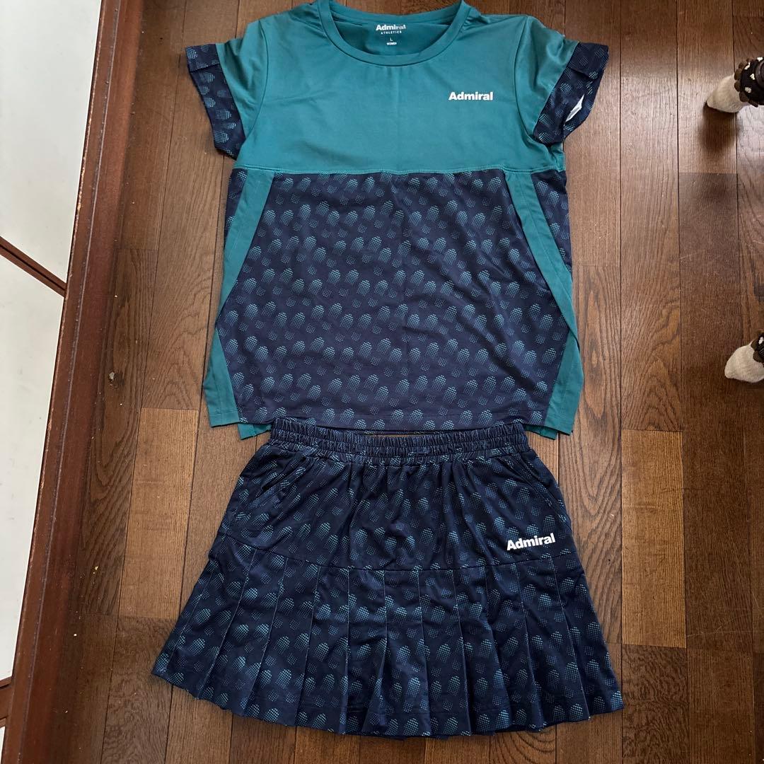 Admiral テニスウェアセット ドット柄