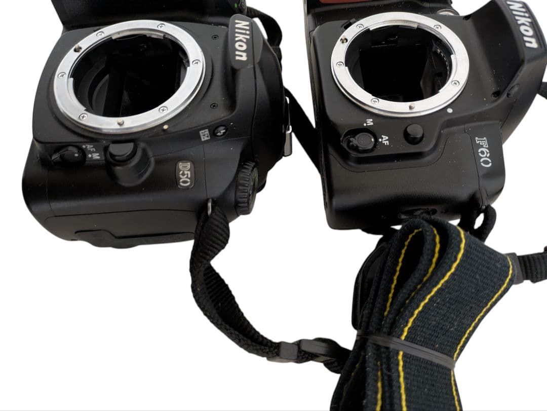 Nikon F60 D50 カメラ2台 Nikonレンズ2個 まとめ売り