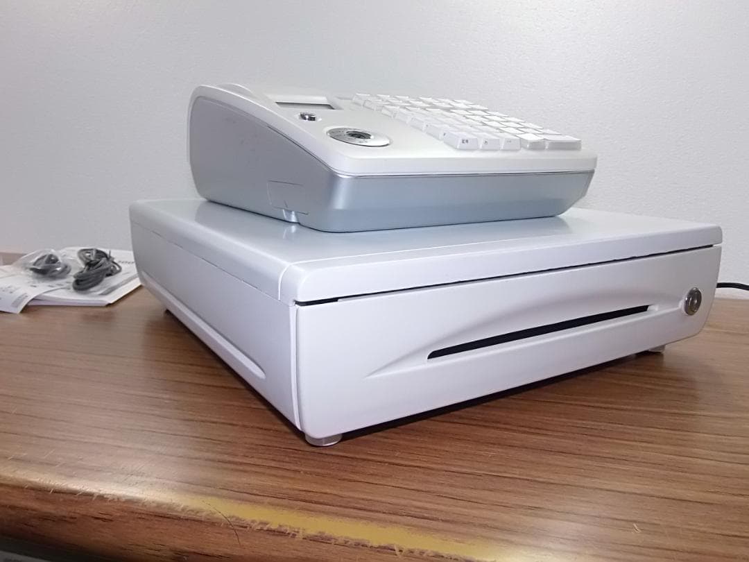 分離ケーブル付1207設定無料1202カシオTE-340ンボイスレジスター