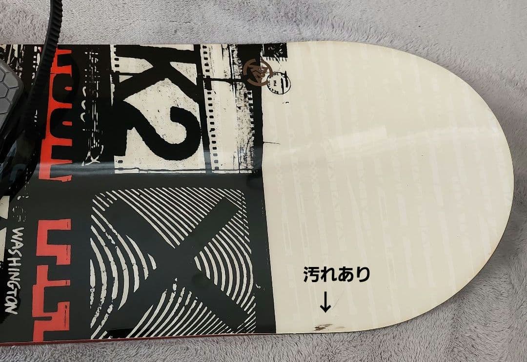 スノーボード3点(ボードK2、ビンディングELAN、ケース)158㎝　送料込み