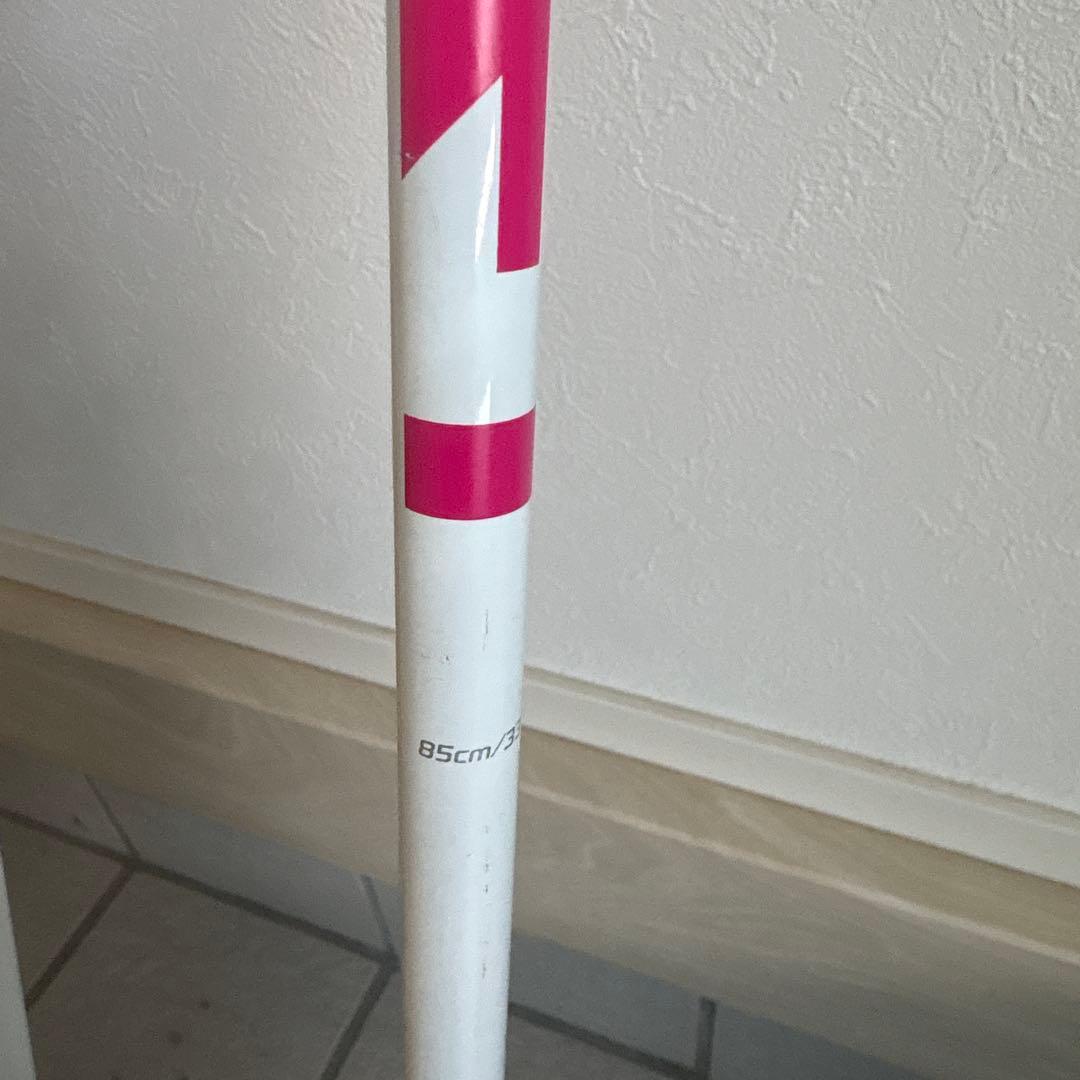 elanスキー板 120センチ ビンディング、ストック付き