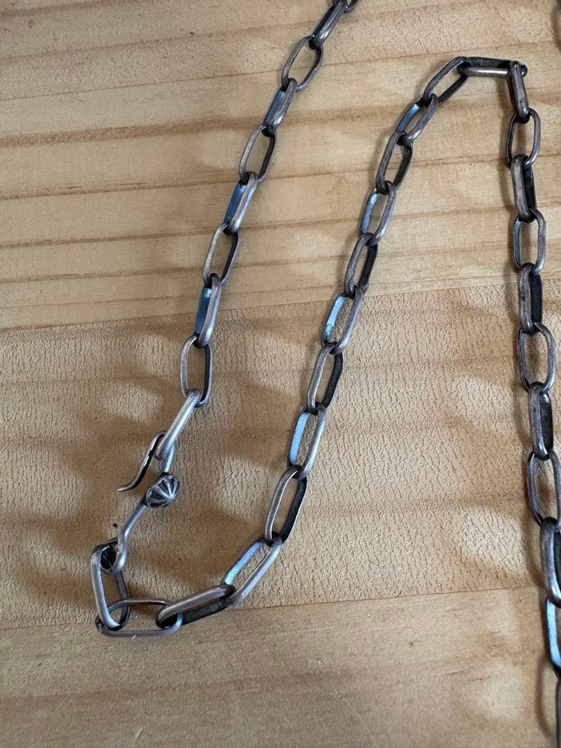 ナバホ族　ネックレス　シルバー925 55cm