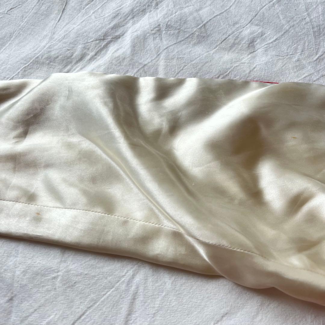 【希少】PINK HOUSE ピンクハウス スカジャン リバーシブル 花柄 刺繍