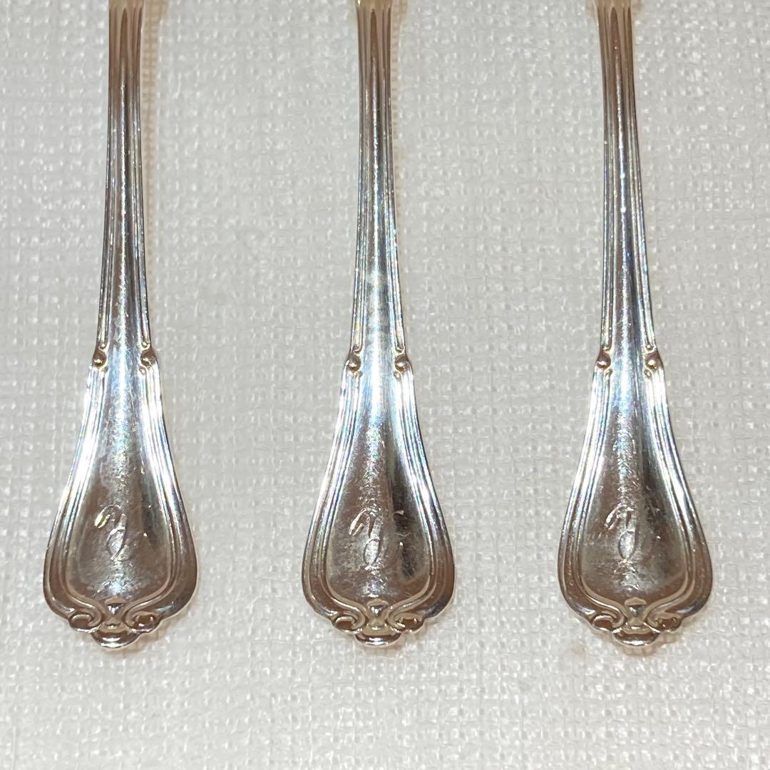 87 クラシックスタイル純銀スプーン3本セット