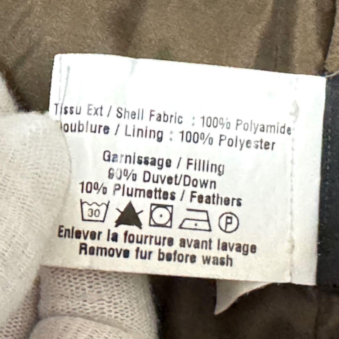 YAMANECOさん専用ピレネックス ダウンジャケット カーキ ファー付 36