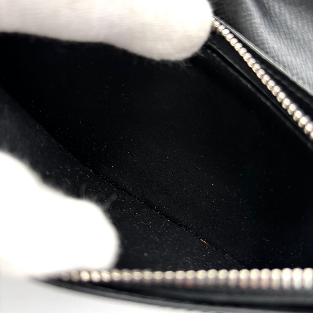 極美品・RFIDモデル ルイヴィトン タイガ ポルトフォイユ ブラザ 長財布 黒