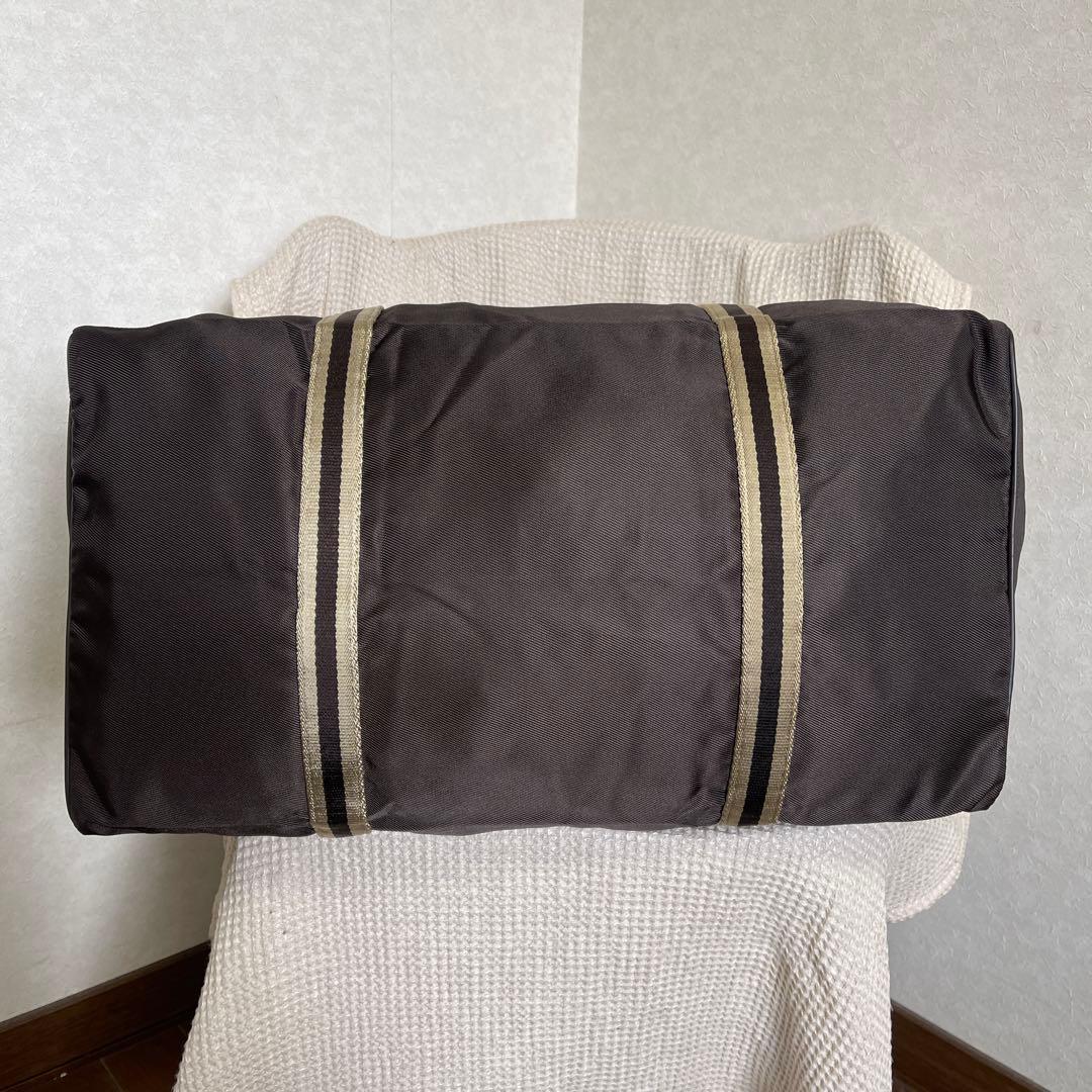 ◇美品 GUCCI グッチ ボストンバッグ トラベルバッグ ナイロン ブラウン◇