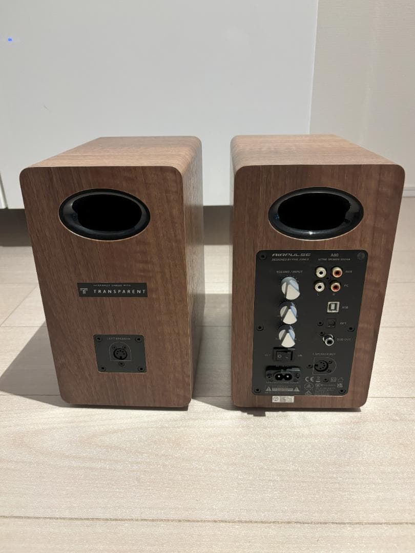 超美品　AIRPULSE A80　スピーカー 箱有り付属品多数あり