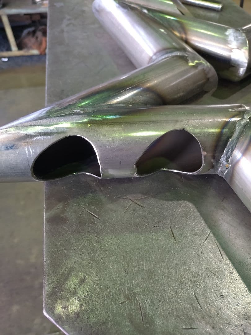 奏君パパ竹槍マフラー星型60.5パイ差し込み加工ですが今回限定価格です。