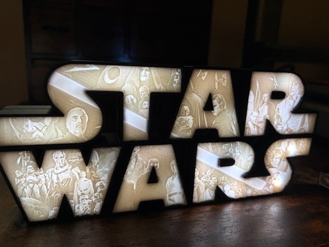 j*i様 STAR WARS LEDロゴライト スターウォーズ