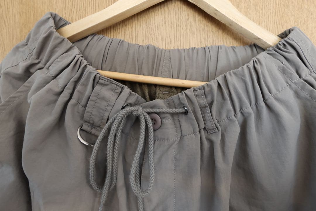 Perushu ナイロンジャケット セットアップ ライトグレー Lサイズ