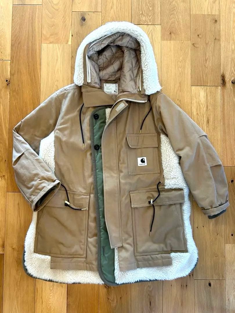 Sacai x Carhartt FW2023/シベリアンパーカ　極上