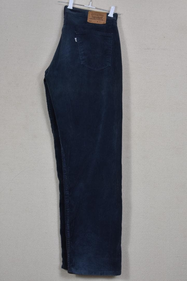 90’ｓリーバイス 565 太畝コーデュロイ紺 USA製 17113 LEVIS