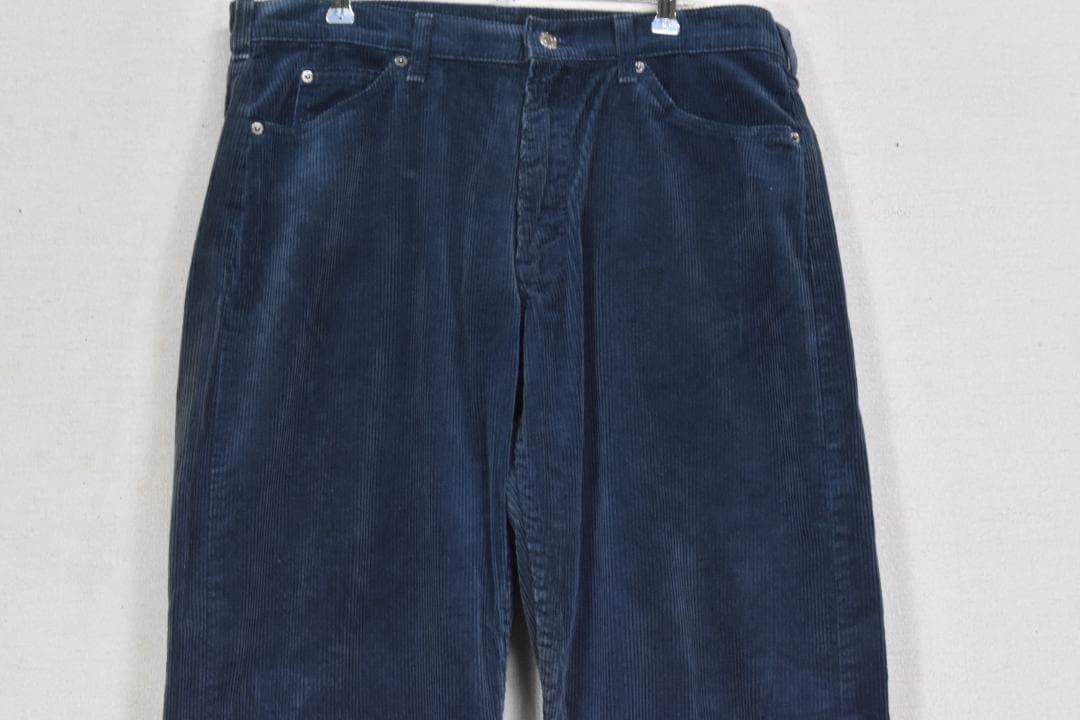 90’ｓリーバイス 565 太畝コーデュロイ紺 USA製 17113 LEVIS