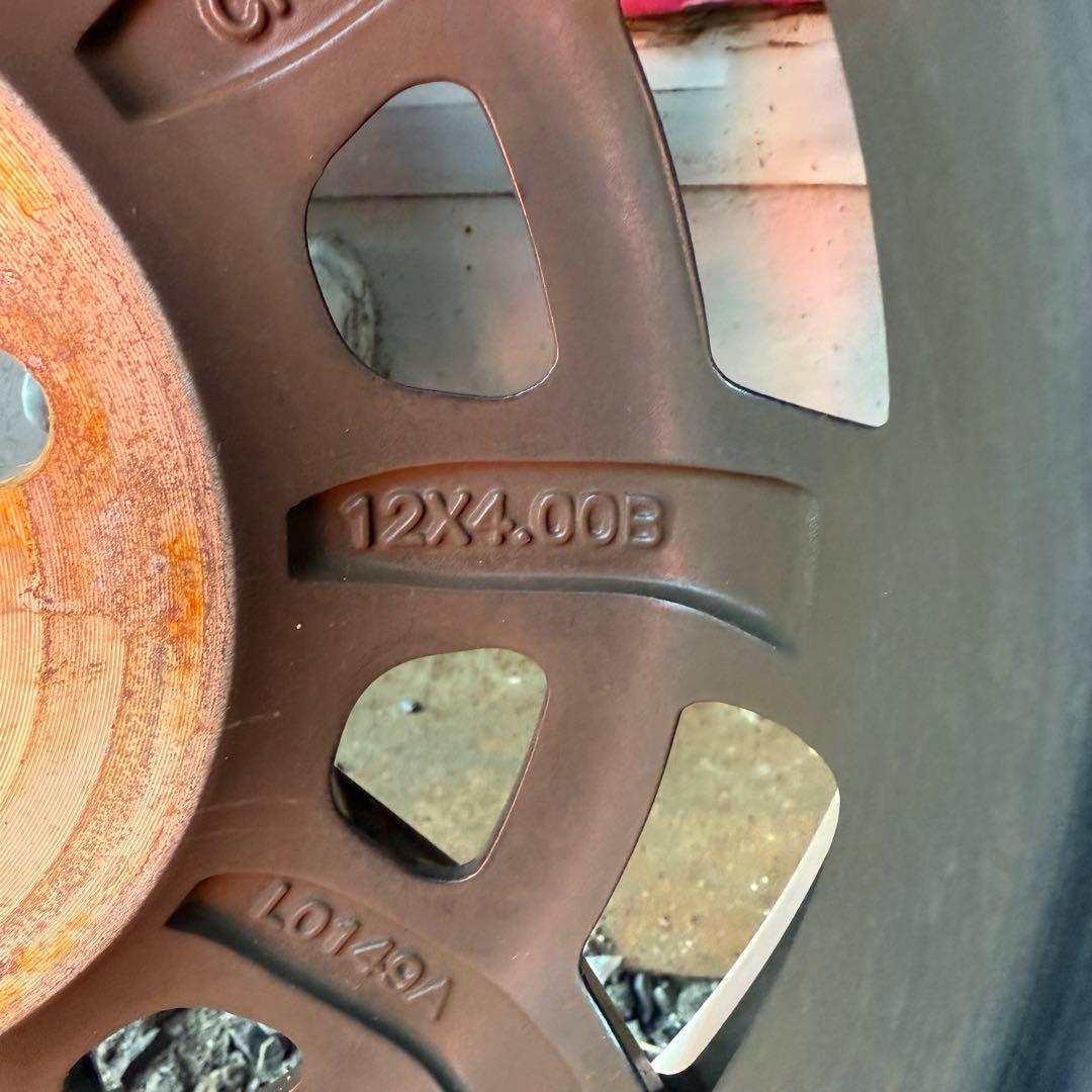 軽バン軽トラマッドタイヤ4本セット ジオランダー 145/80R12 12×4J