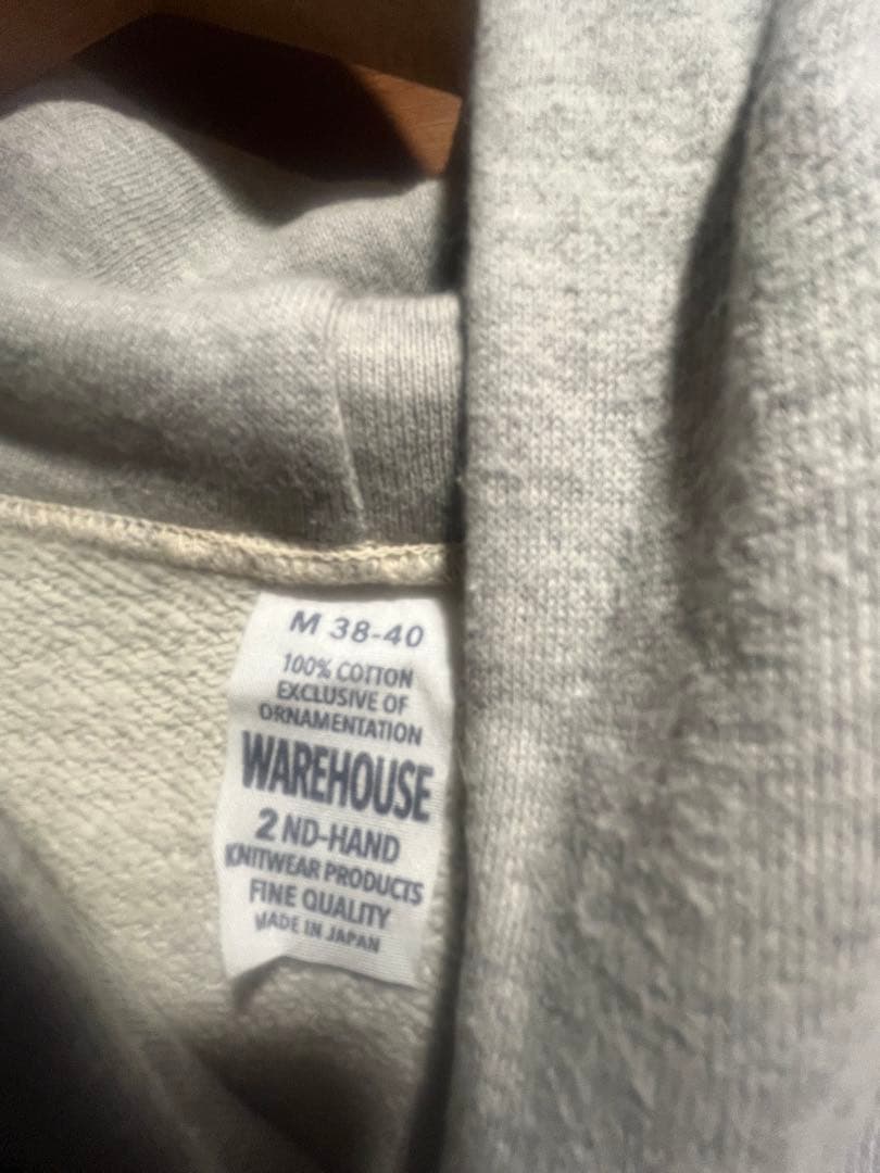 WAREHOUSE ウエアハウス2nd handパーカー M