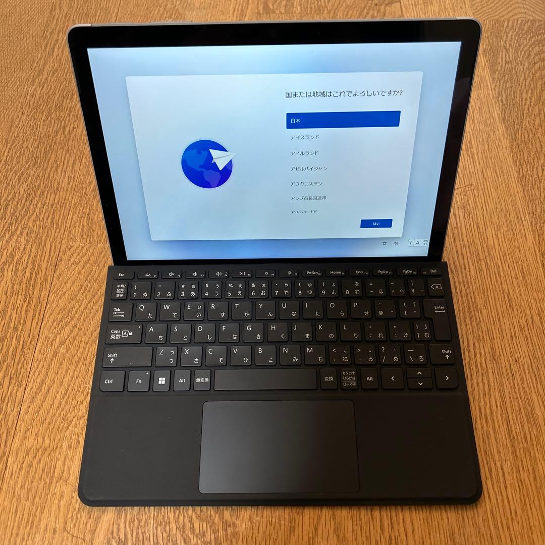【充電器、オフィス無し・マウス、ペン付】マイクロソフト　Surface go 3
