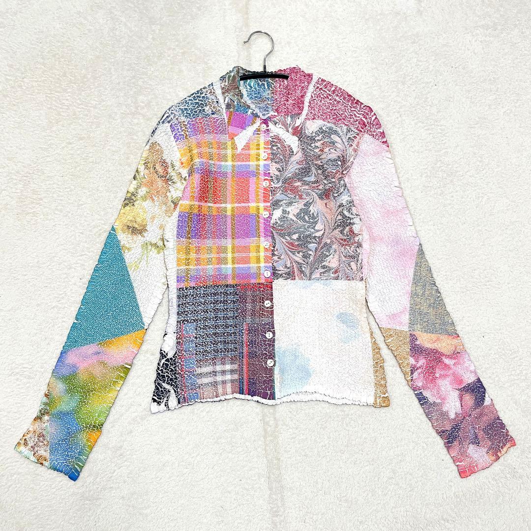 美品◆YOSHIKI HISHINUMA デザインシャツ