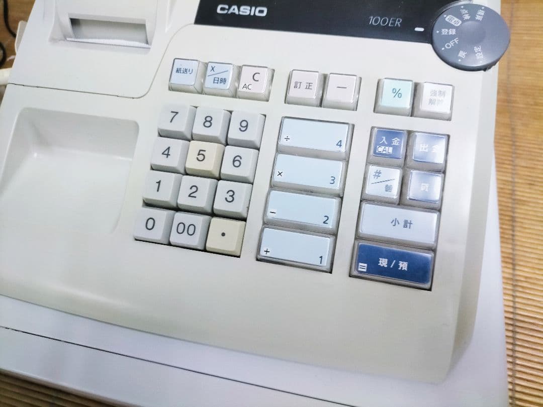 カシオレジスター　100ER　簡単便利特殊　送料込　277288