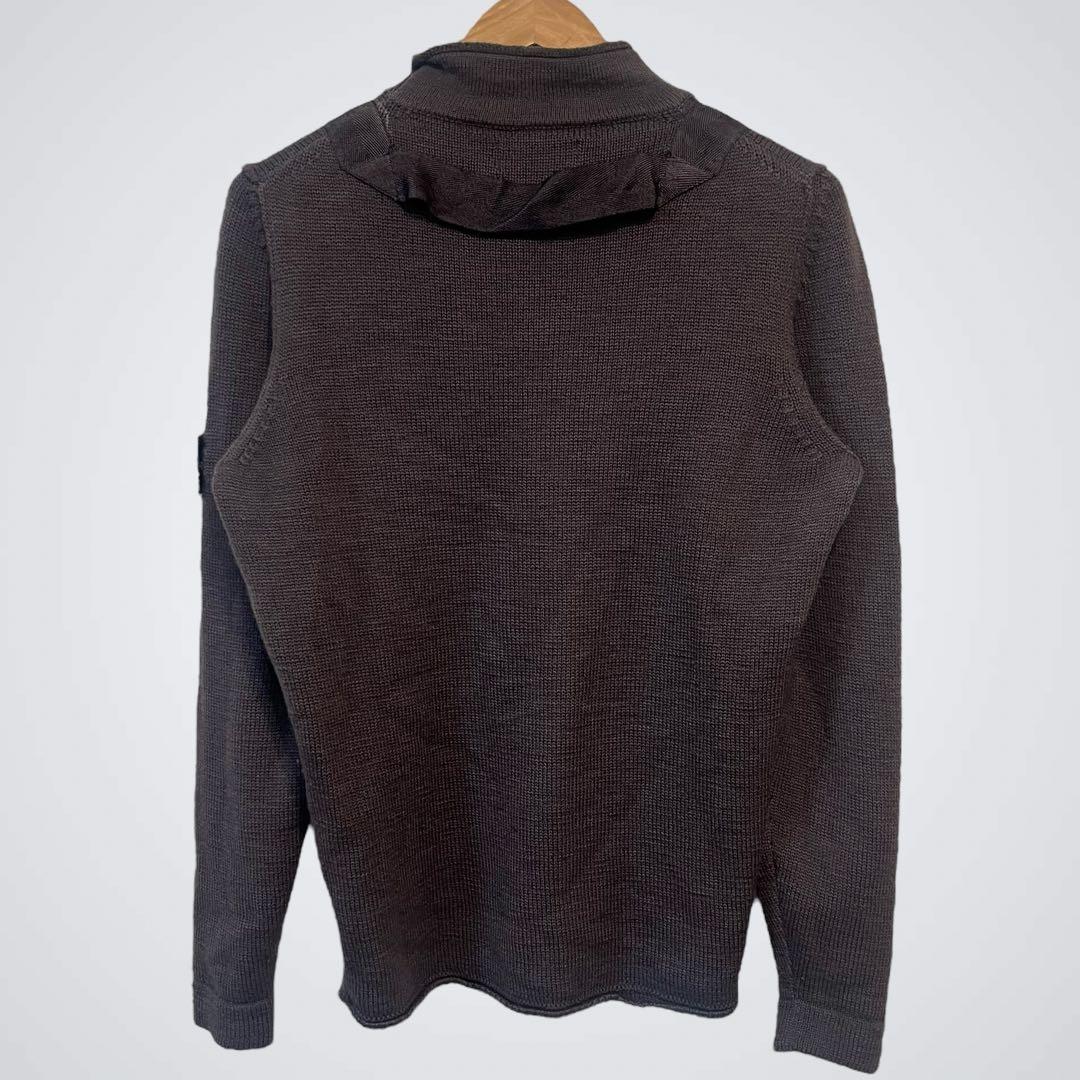 【大人気】STONE  タートルネックニット L パープル