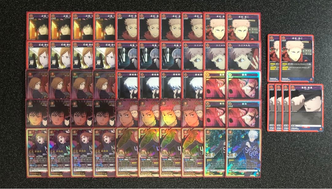 【フルパラ・調整パーツ・スリーブ付き】ユニオンアリーナ 赤呪術 パラレル デッキ