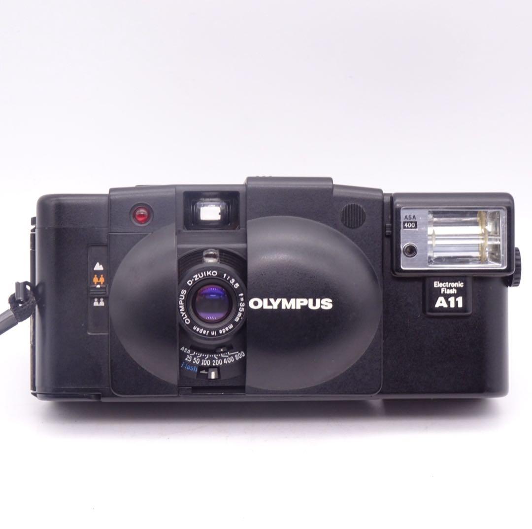 【完動美品】 OLYMPUS XA2 A11 コンパクトフィルムカメラ ストロボ