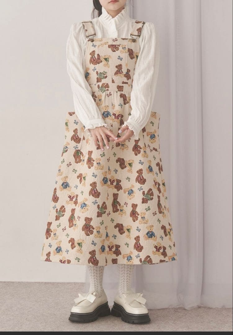merry jenny bear and bearジャガードジャンスカ