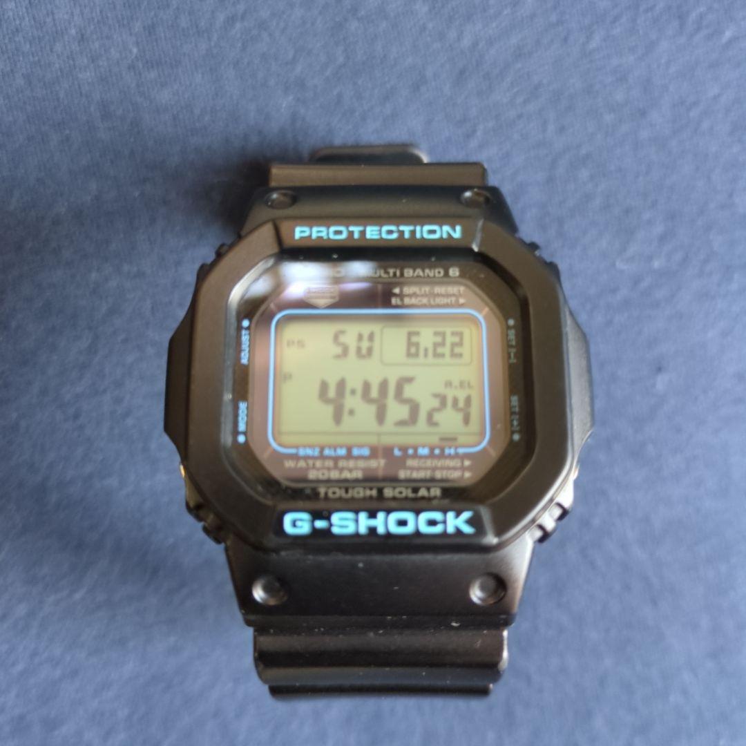 【やまびこ】美品 G-SHOCK GW-M5610BA 電波ソーラー
