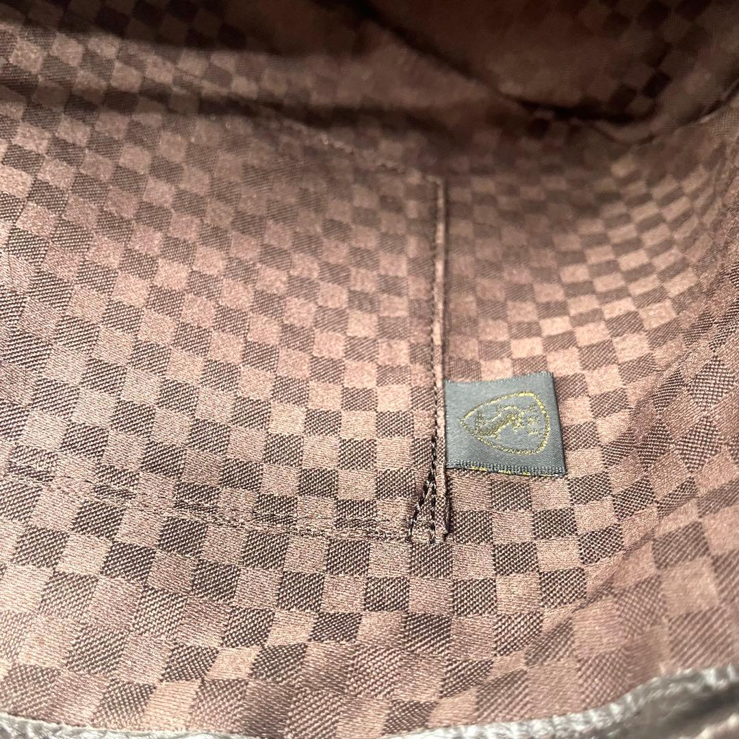 JRA認定 美品◎ クロコダイル ハンドバッグ 目地染め ベージュ 大容量