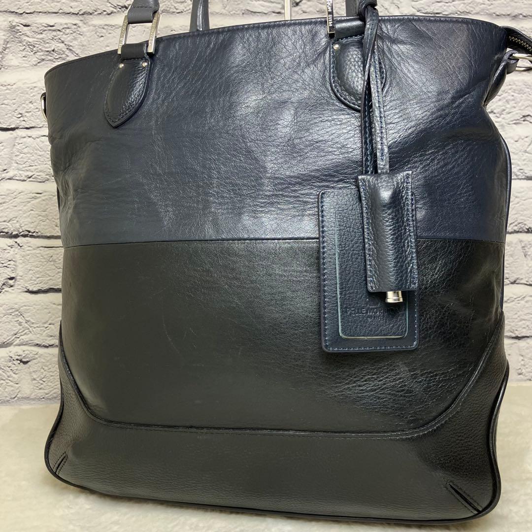 ペッレモルビダ✨メイデンボヤージュ A4 本革 レザー バイカラー トートバッグ