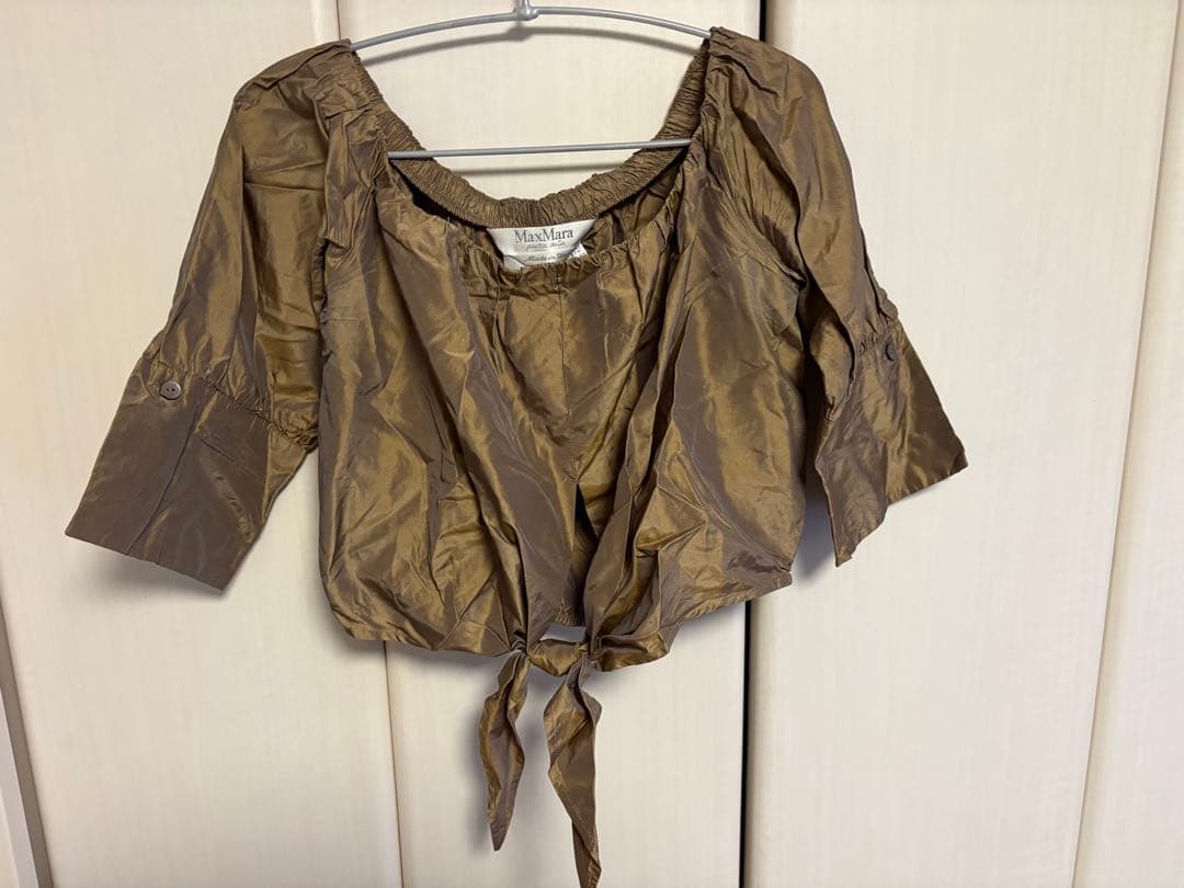 MaxMara オフショルダー ブラウス