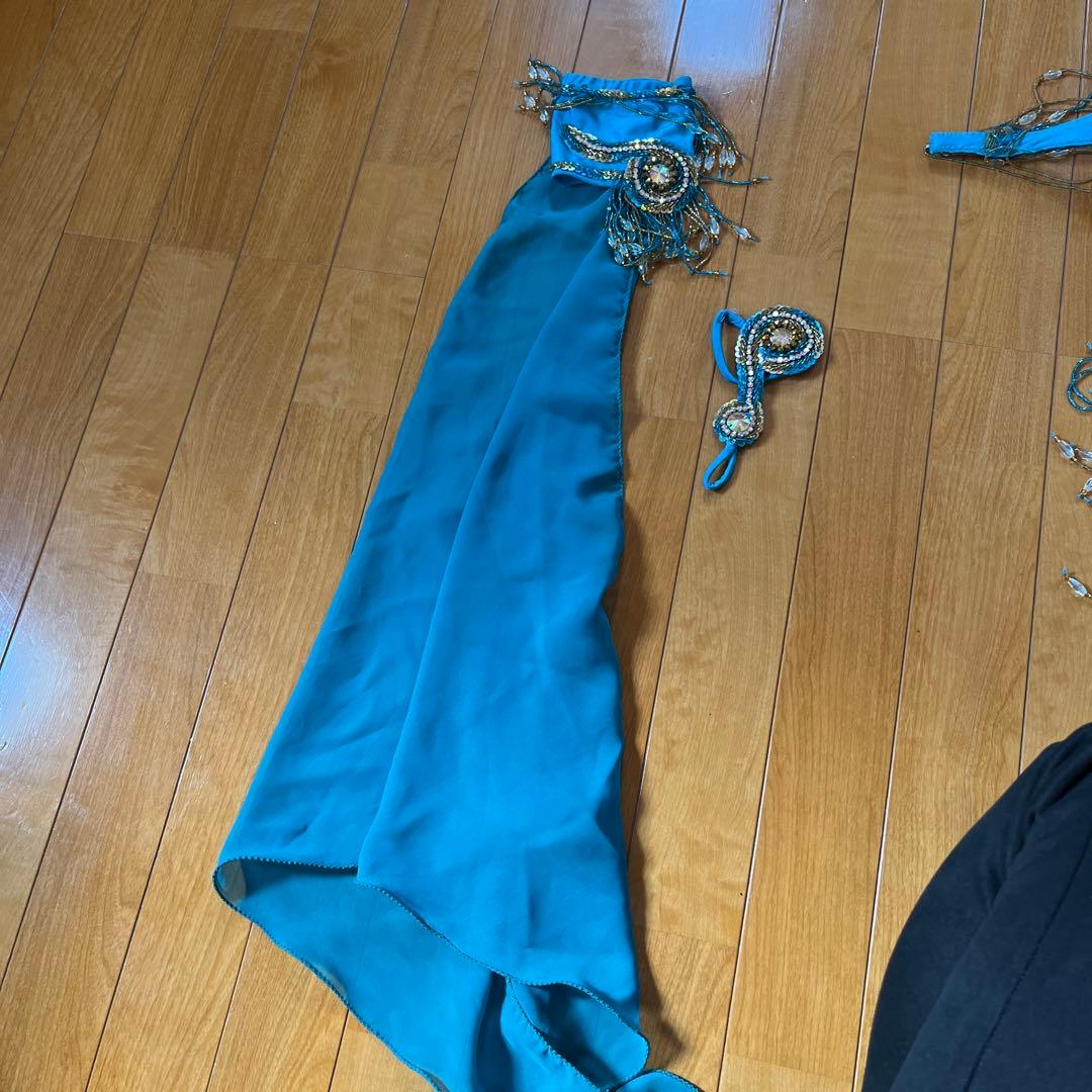 ターコイズ ベリーダンス セットアップ