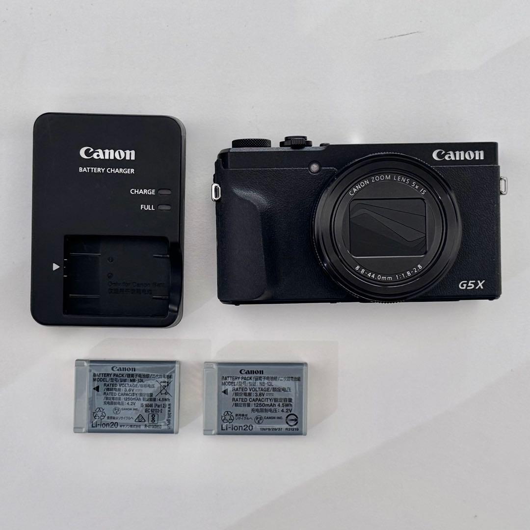 Canon PowerShot G5 X 本体 + バッテリー2個 + 充電器