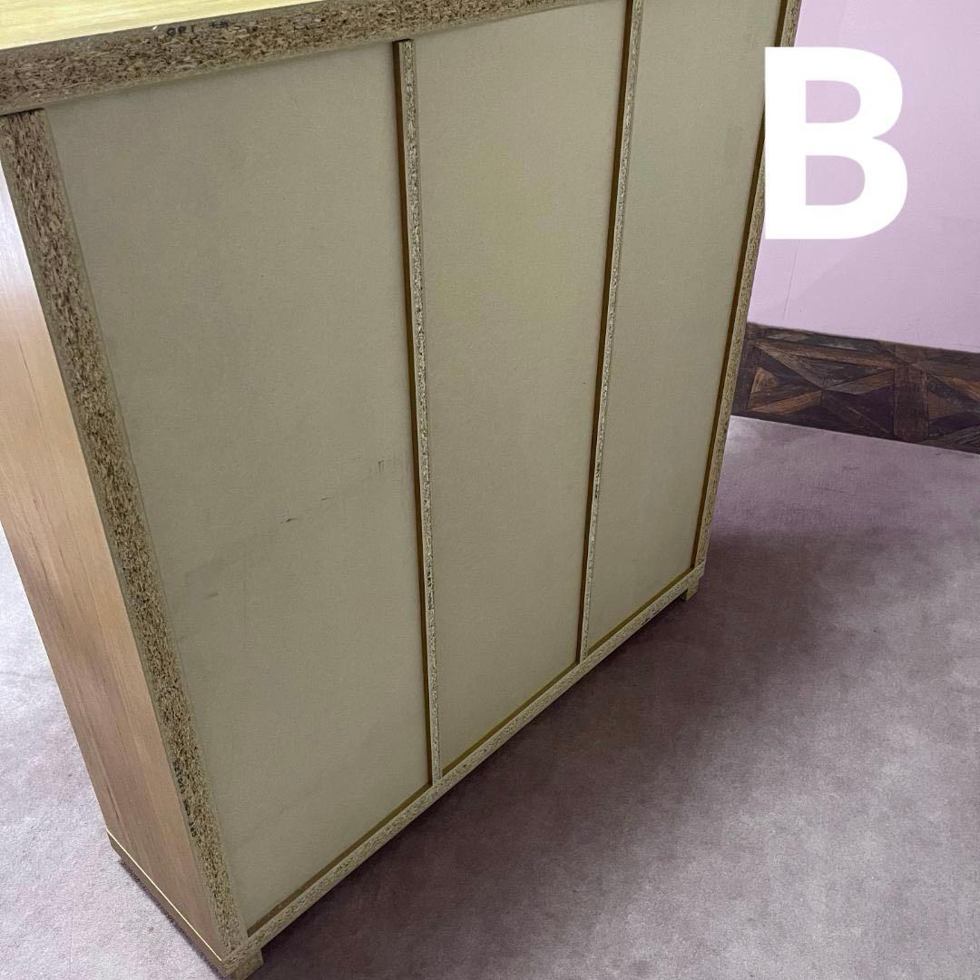 本棚 棚板高さ調整可 3列3段 2台 木目 ライトブラウン オープンシェルフ