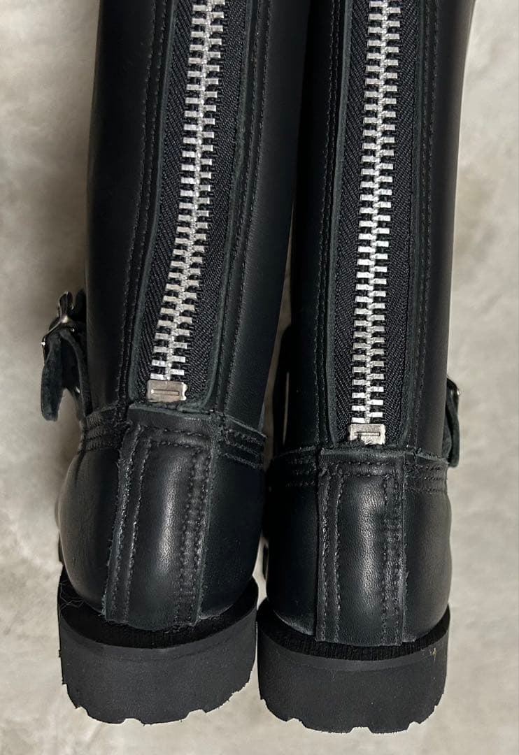 RUSSELL MOCCASIN/ロングブーツ/ZEPHYR/size5.5/黒