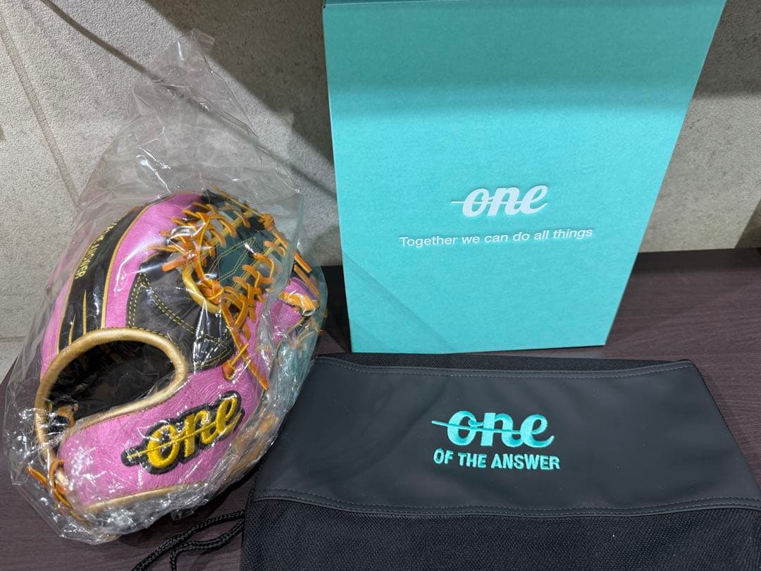 ワンオブジアンサー 硬式外野手用 ソフトバンク 柳田選手モデル 母の日限定グラブ