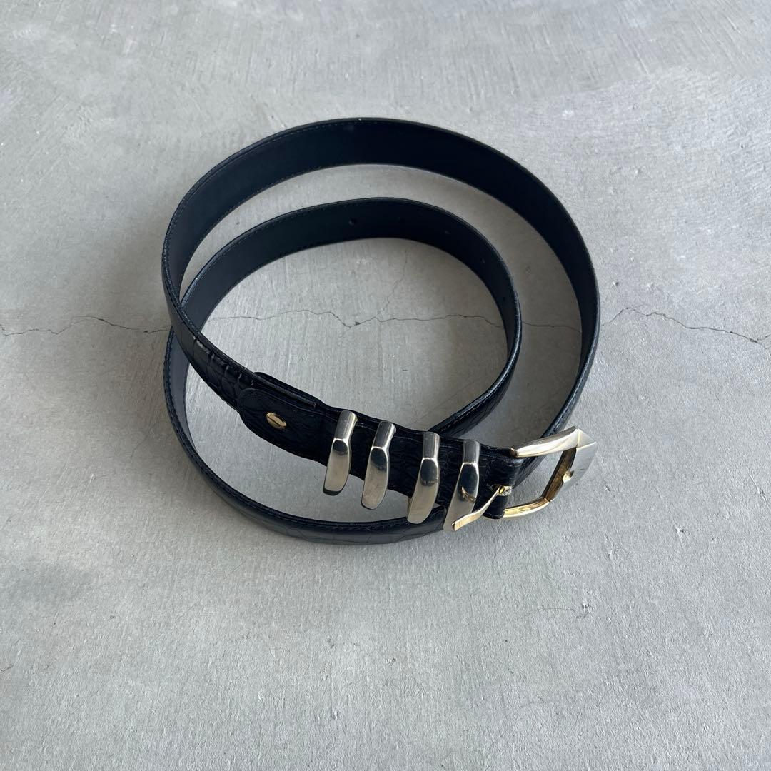 小物 vintage archive versace like buckle belt