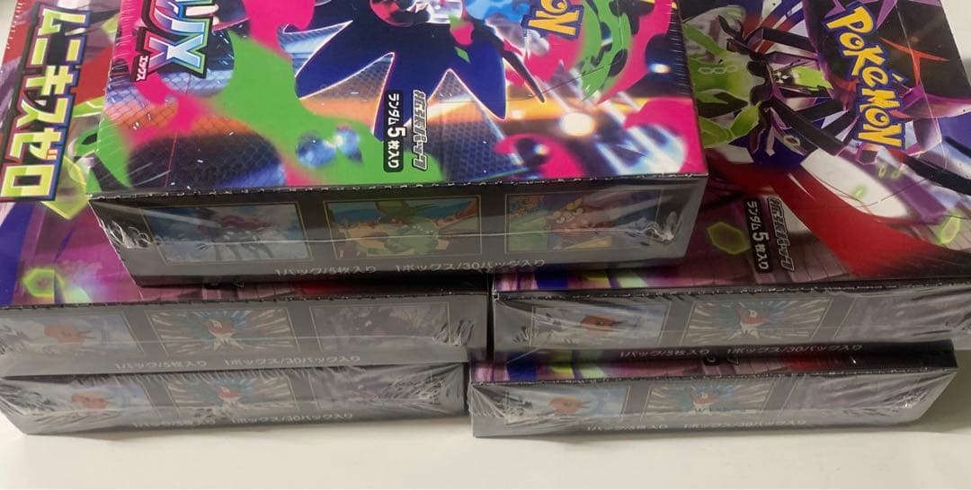ポケモンカードゲーム 5BOX シュリンク付き