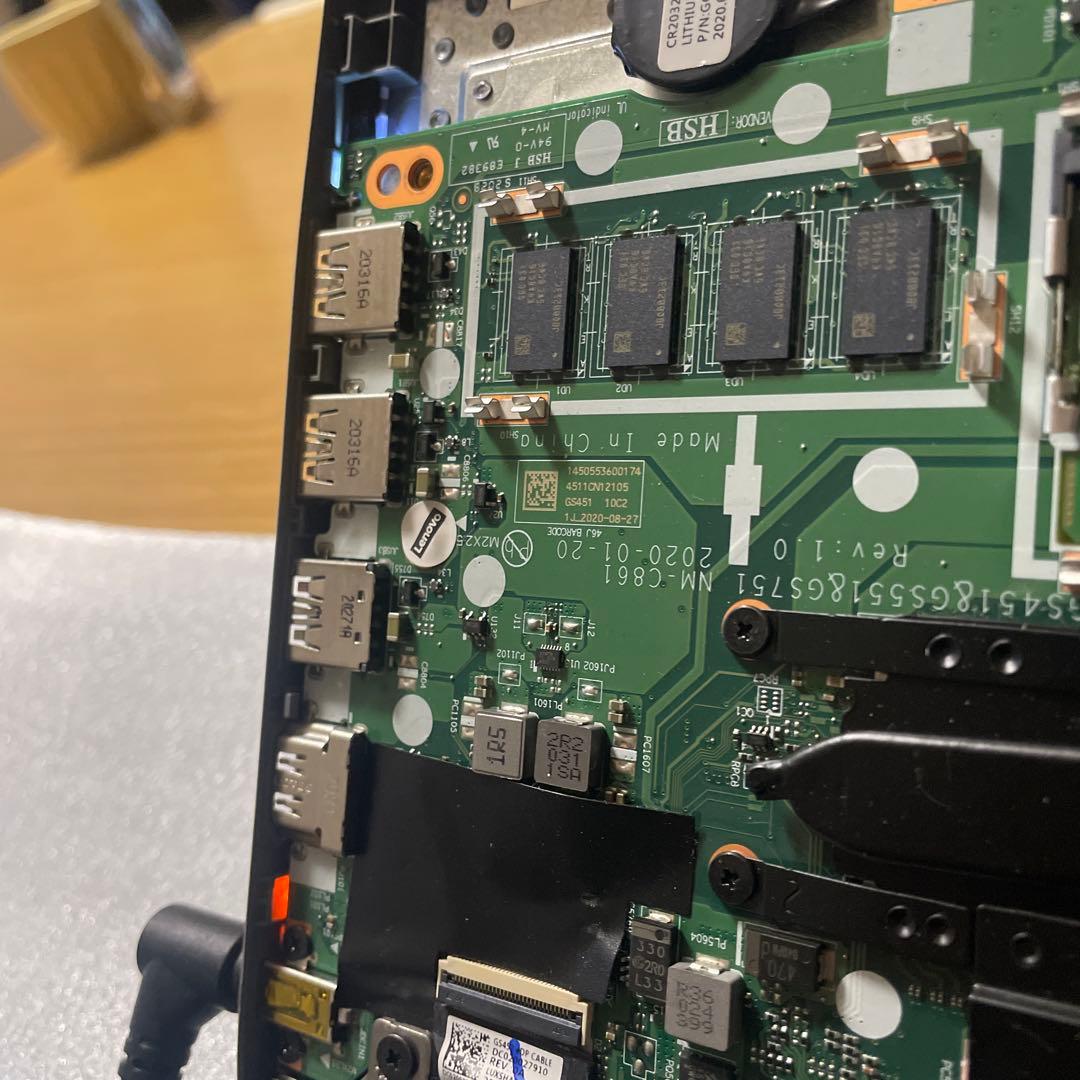 起動せず【Ryzen7搭載】IdeaPad 3 14ARE05通電OK ジャンク