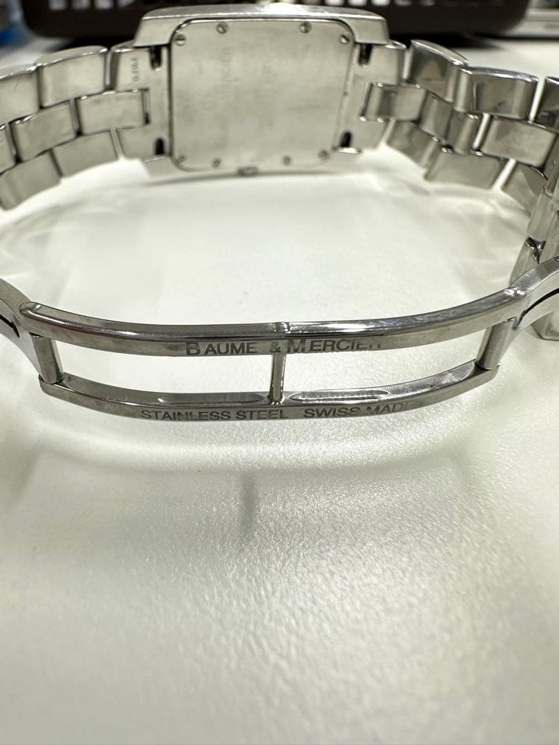 Baume&Mercier シルバー クォーツ 時計【ジャンク】