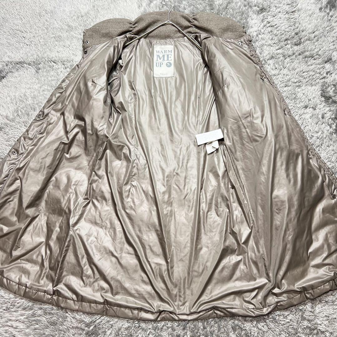 MaxMara マレーラ ダウンコート 切替 ウール 44 L相当　極美品