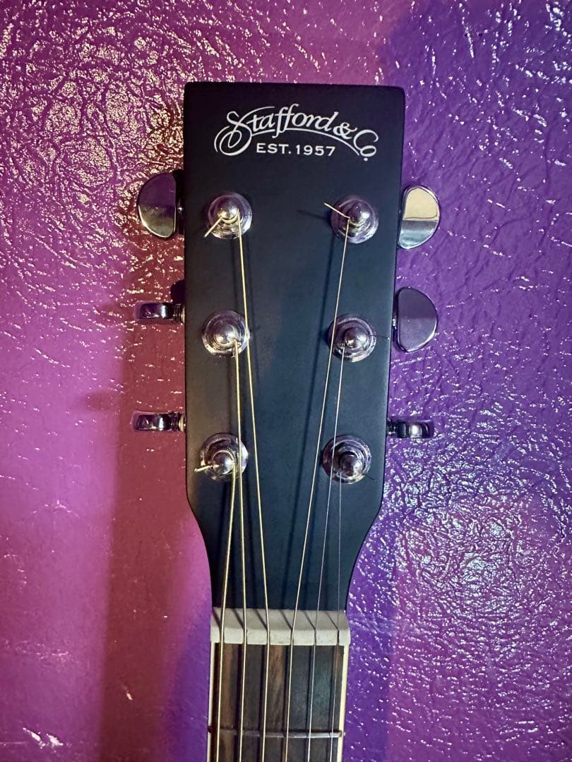 Stafford スタッフォード SF-300D-BLK エレアコギター