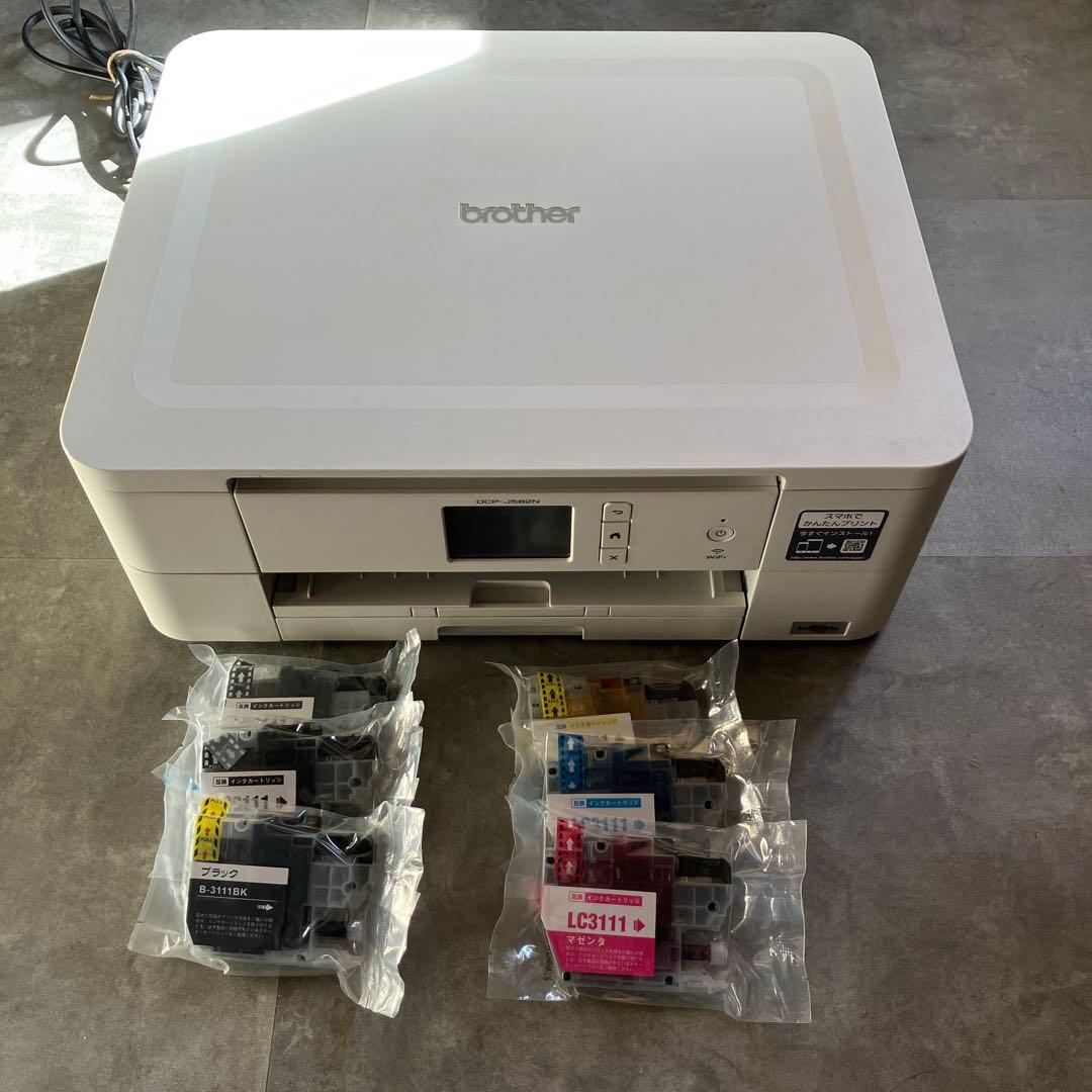 brother DCP-J582N 訳あり　シアンだけ印字不良