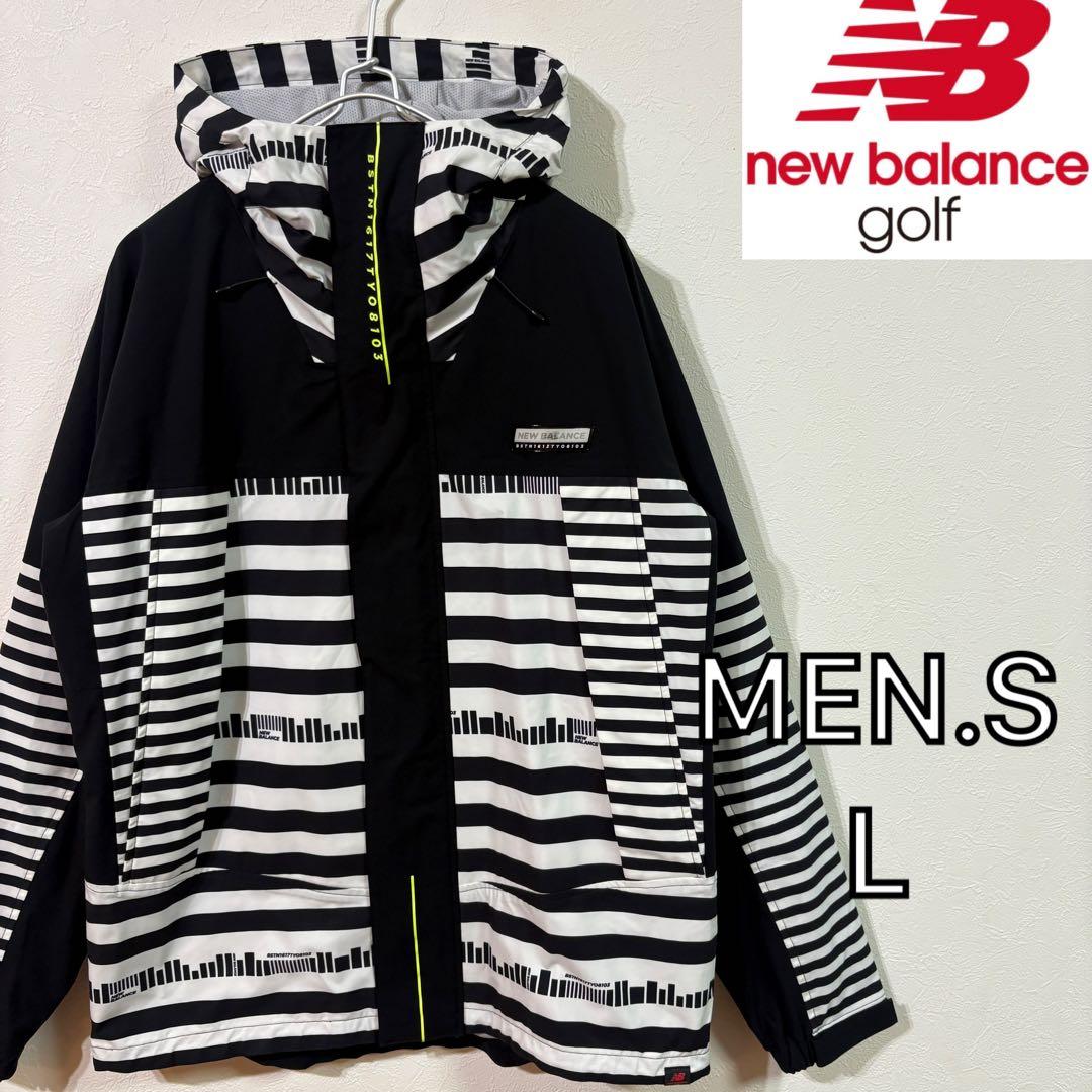 【NEW BALANCE GOLF】モノトーン撥水防風ジャケット　メンズＬ