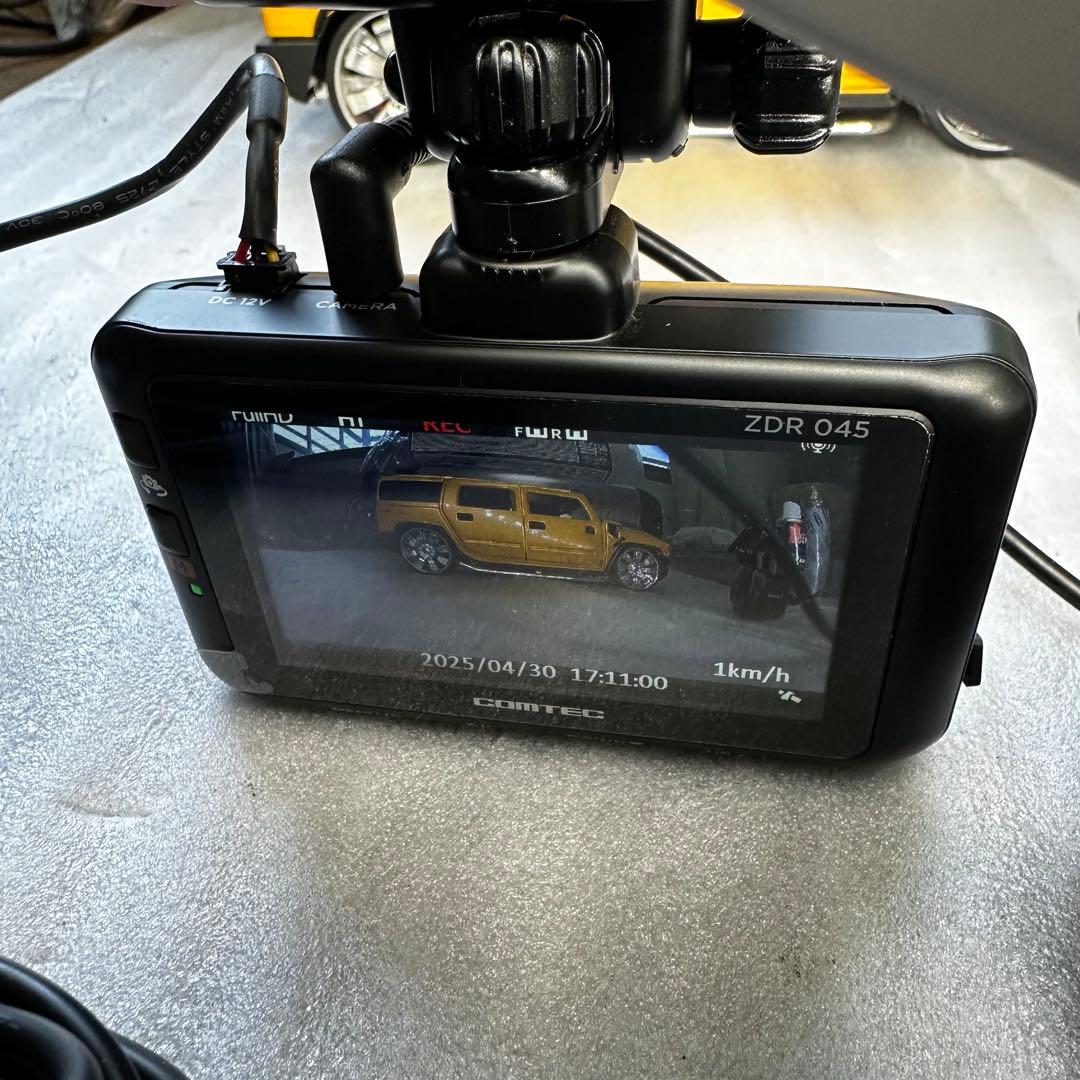 コムテック ドライブレコーダー ZDR045 中古品