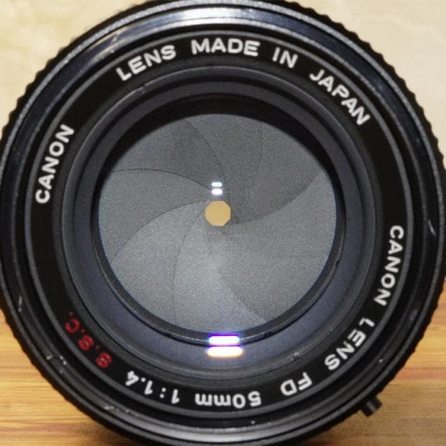 【整備済完動品】CANON FD 50mm F/1.4 S.S.C. レンズ