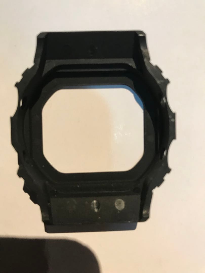 CASIO デジタル腕時計 ブラック 交換用バンド付き　DW-056