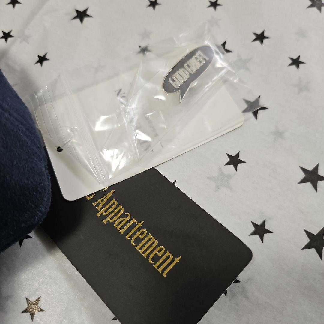 アパルトモン★ネイビー CA 刺繍 キャップ